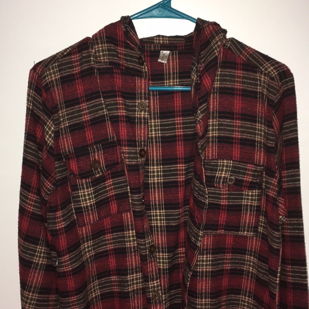 Plaid hoodie
